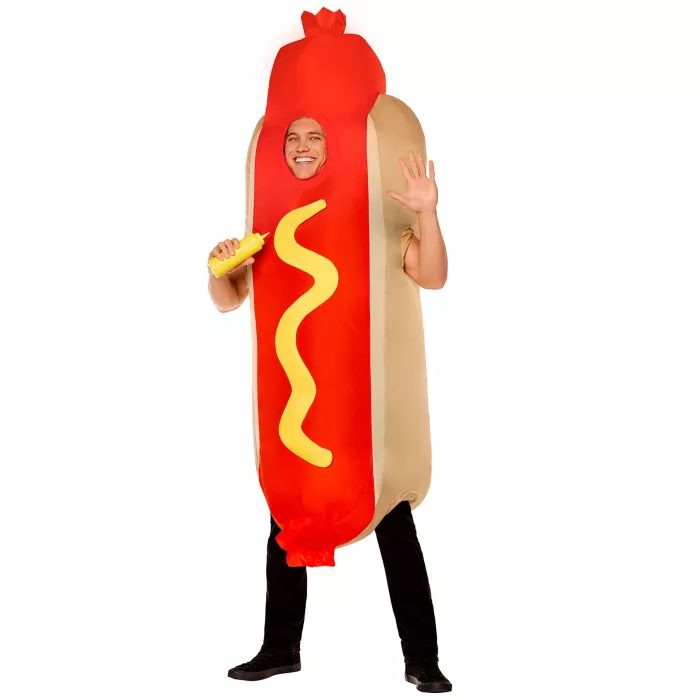 Adult Inflatable Hot Dog Costume