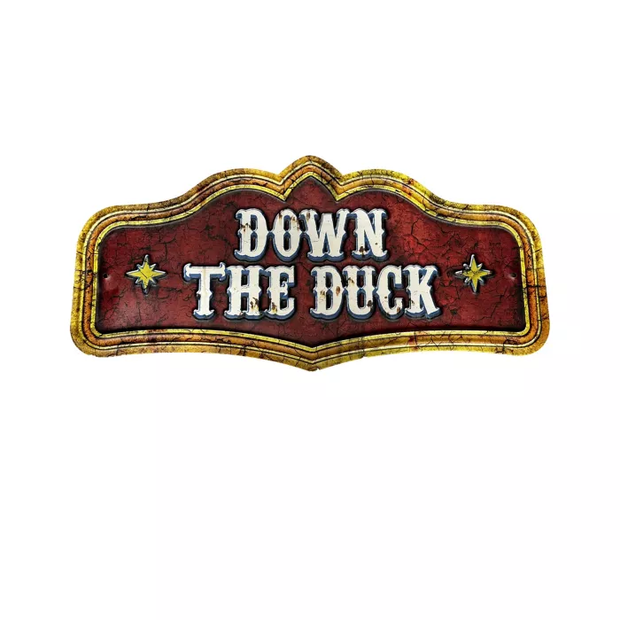 Down The Duck Carnevil Sign